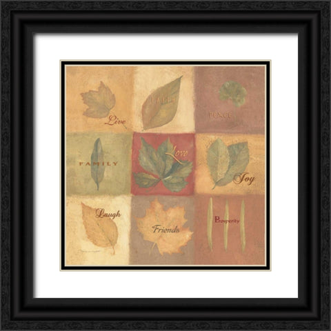 Love Black Ornate Wood Framed Art Print with Double Matting by Marrott, Stephanie