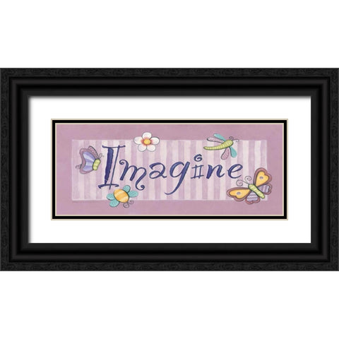Imagine Black Ornate Wood Framed Art Print with Double Matting by Marrott, Stephanie