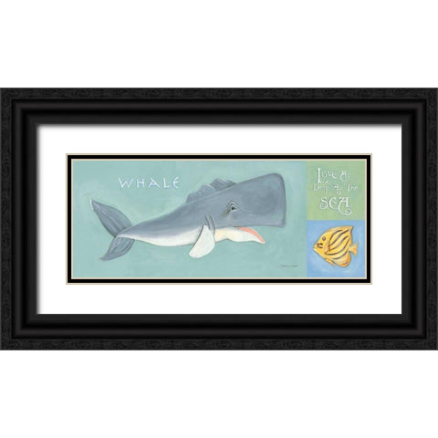 Love as Deep as the Sea Black Ornate Wood Framed Art Print with Double Matting by Marrott, Stephanie