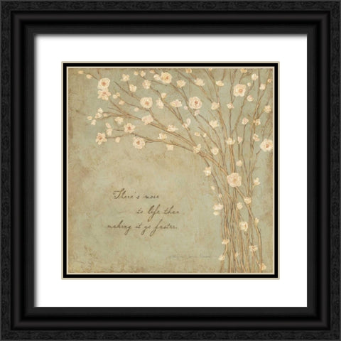 There is More to Life Black Ornate Wood Framed Art Print with Double Matting by Marrott, Stephanie
