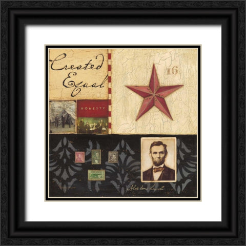Created Equal Black Ornate Wood Framed Art Print with Double Matting by Marrott, Stephanie