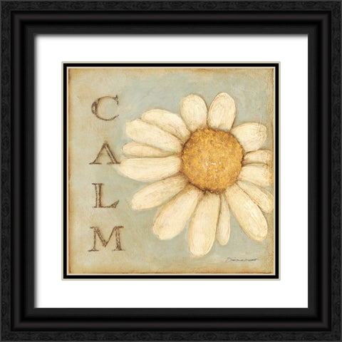 Calm Black Ornate Wood Framed Art Print with Double Matting by Marrott, Stephanie