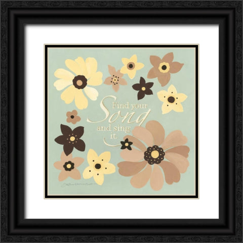 Find Your Song Black Ornate Wood Framed Art Print with Double Matting by Marrott, Stephanie