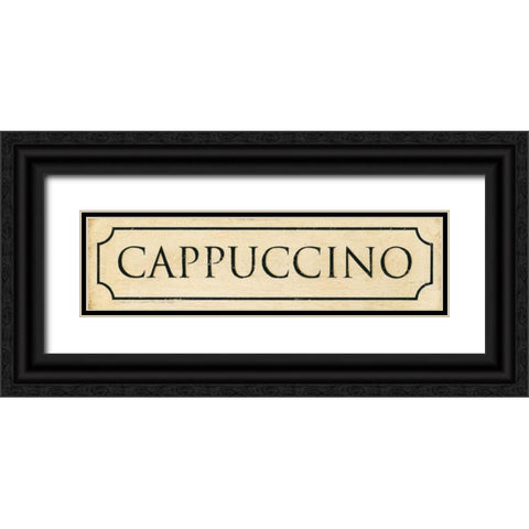 Cappuccino Black Ornate Wood Framed Art Print with Double Matting by Marrott, Stephanie