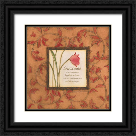 Success Black Ornate Wood Framed Art Print with Double Matting by Marrott, Stephanie
