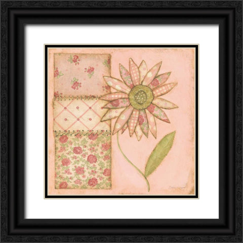 Sunflower Black Ornate Wood Framed Art Print with Double Matting by Marrott, Stephanie