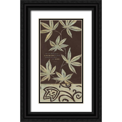 Its What You See Black Ornate Wood Framed Art Print with Double Matting by Marrott, Stephanie