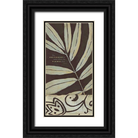 The Universe Black Ornate Wood Framed Art Print with Double Matting by Marrott, Stephanie