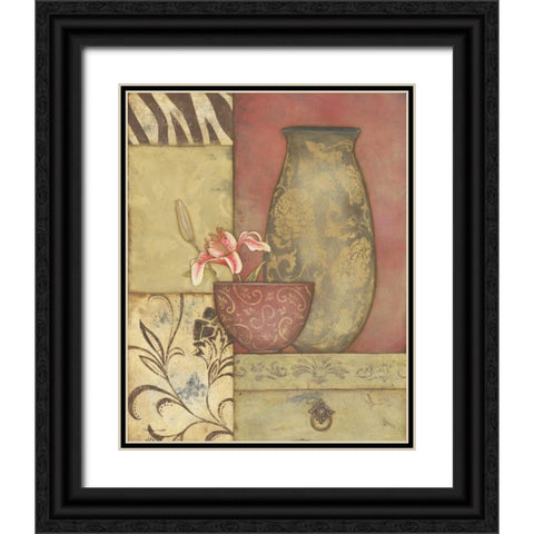 Simple Beauty I Black Ornate Wood Framed Art Print with Double Matting by Marrott, Stephanie