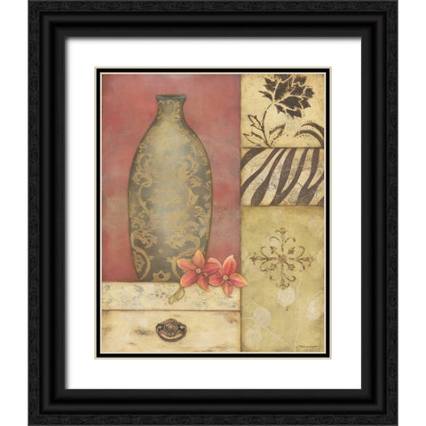 Simple Beauty II Black Ornate Wood Framed Art Print with Double Matting by Marrott, Stephanie
