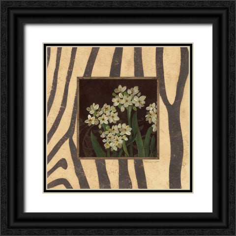 Paperwhites I Black Ornate Wood Framed Art Print with Double Matting by Marrott, Stephanie