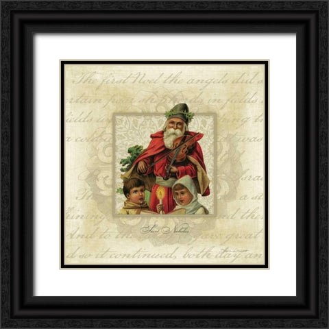 Saint Nicholas Black Ornate Wood Framed Art Print with Double Matting by Marrott, Stephanie