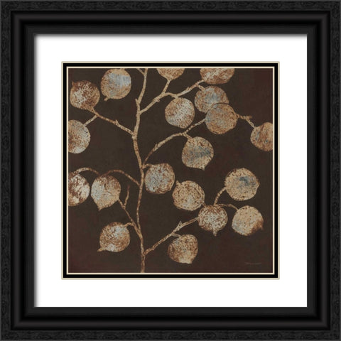 Aspen Shimmer II Black Ornate Wood Framed Art Print with Double Matting by Marrott, Stephanie