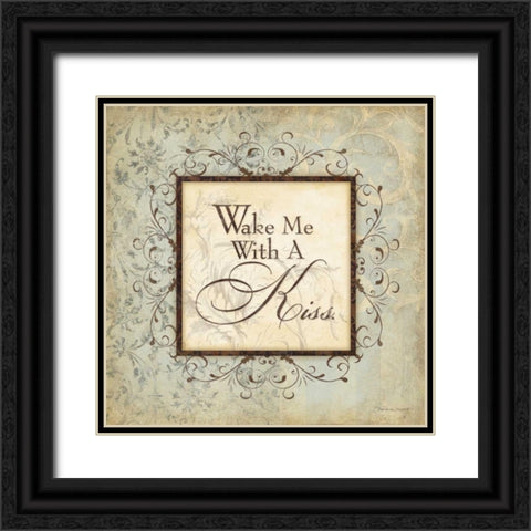 Wake Me Black Ornate Wood Framed Art Print with Double Matting by Marrott, Stephanie