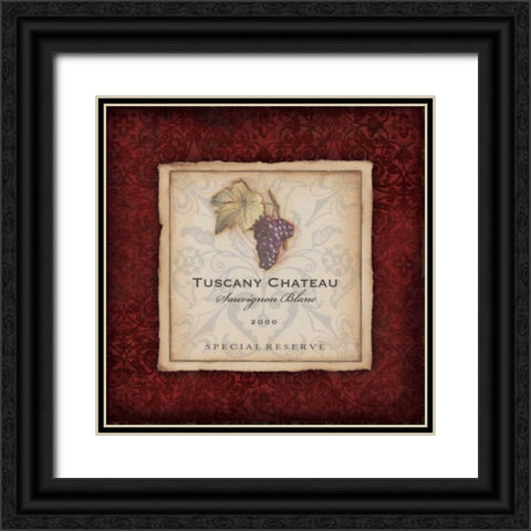Sauvignon Black Ornate Wood Framed Art Print with Double Matting by Marrott, Stephanie