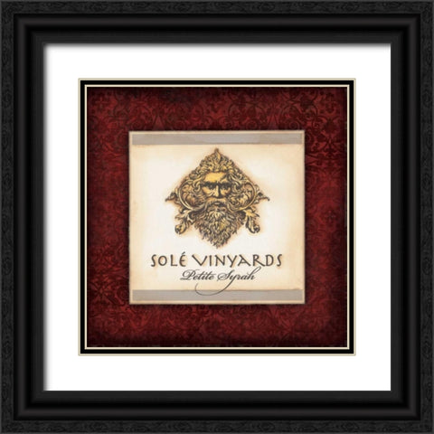 Syrah Black Ornate Wood Framed Art Print with Double Matting by Marrott, Stephanie