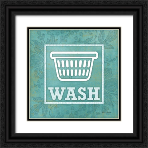 Wash Black Ornate Wood Framed Art Print with Double Matting by Marrott, Stephanie