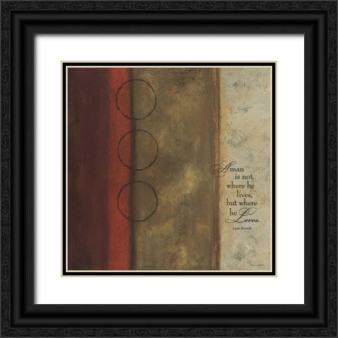 Man is Not Black Ornate Wood Framed Art Print with Double Matting by Marrott, Stephanie