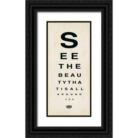 See the Beauty Black Ornate Wood Framed Art Print with Double Matting by Marrott, Stephanie