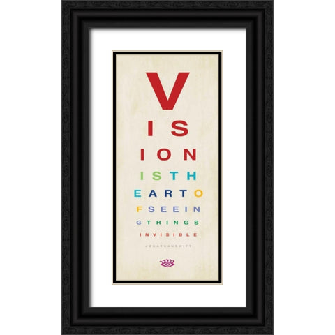 Visions Black Ornate Wood Framed Art Print with Double Matting by Marrott, Stephanie