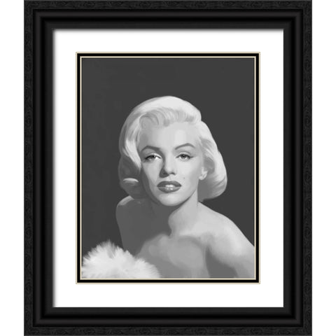 Classic Beauty I Black Ornate Wood Framed Art Print with Double Matting by Consani, Chris