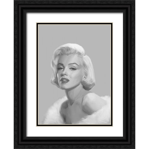 Classic Beauty II Black Ornate Wood Framed Art Print with Double Matting by Consani, Chris