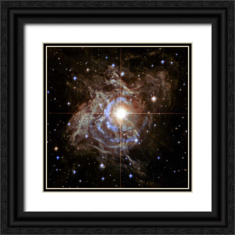 Cepheid Variable Star Black Ornate Wood Framed Art Print with Double Matting by NASA
