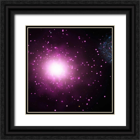 M60-UCD1 - Ultra-Compact Dwarf Galaxy Black Ornate Wood Framed Art Print with Double Matting by NASA