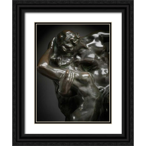Eternal Spring, ca. 1881-1884 Black Ornate Wood Framed Art Print with Double Matting by Rodin, Auguste
