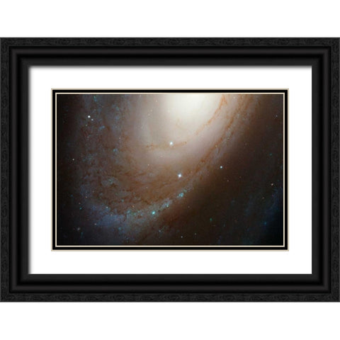 HST ACS Image of M81 Black Ornate Wood Framed Art Print with Double Matting by NASA