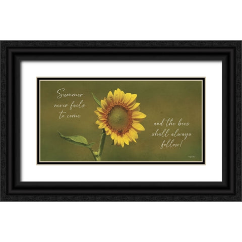 Summer Never Fails to Come Black Ornate Wood Framed Art Print with Double Matting by Boyer, Susie