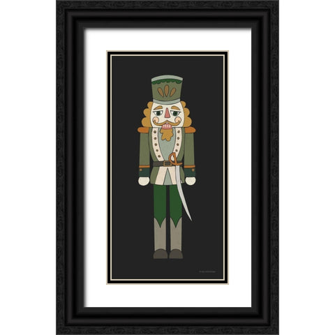 Nutcracker II Black Ornate Wood Framed Art Print with Double Matting by Lady Louise Designs