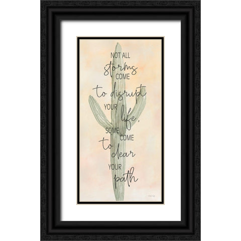 Clear Your Path Black Ornate Wood Framed Art Print with Double Matting by Jacobs, Cindy