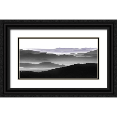 Elegant Layers II Black Ornate Wood Framed Art Print with Double Matting by Deiter, Lori