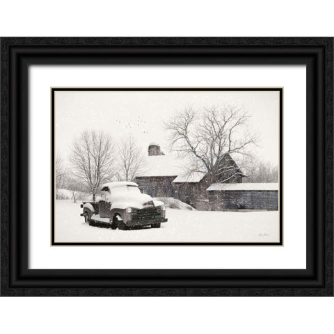 A Time to Rest Black Ornate Wood Framed Art Print with Double Matting by Deiter, Lori