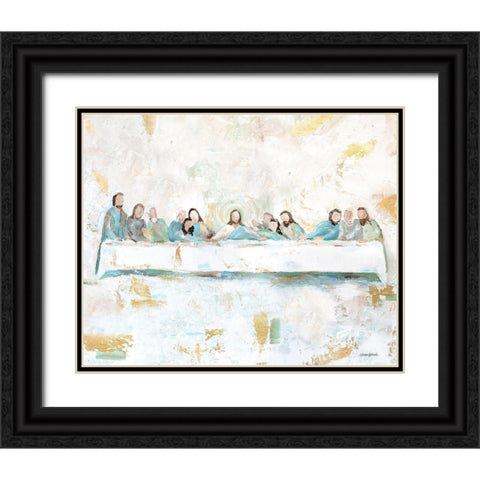 Last Supper Black Ornate Wood Framed Art Print with Double Matting by Kissell, Mackenzie