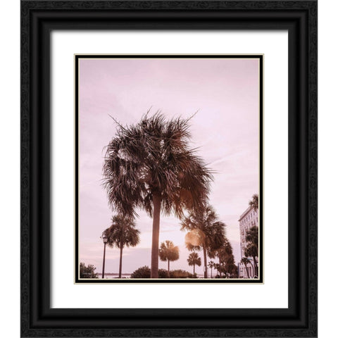 Blush Summer Black Ornate Wood Framed Art Print with Double Matting by Rigsby, Jennifer