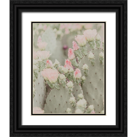Blooms Abound I Black Ornate Wood Framed Art Print with Double Matting by Rigsby, Jennifer