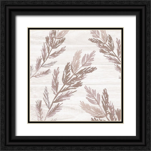 Breezy Black Ornate Wood Framed Art Print with Double Matting by Yass Naffas Designs