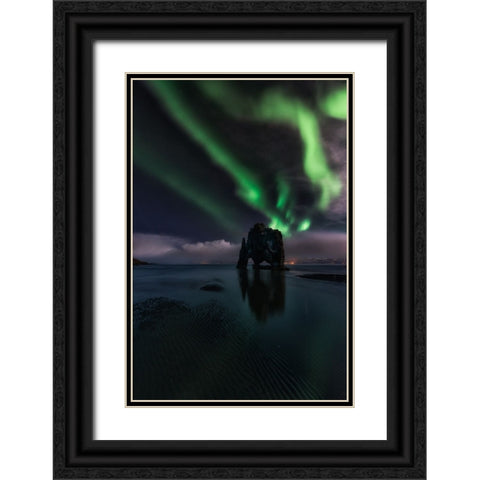 Untitled Black Ornate Wood Framed Art Print with Double Matting by Martin Castan, David