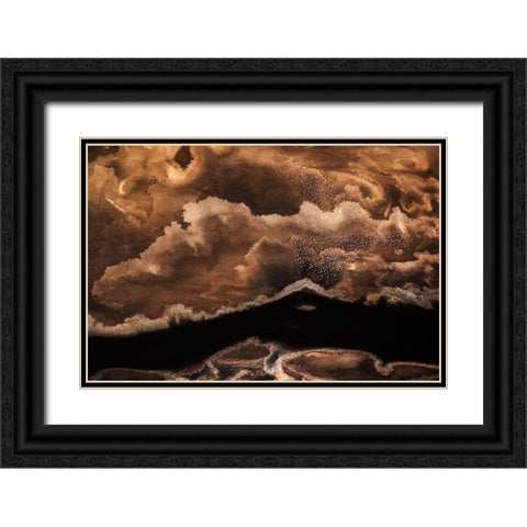A Painting Black Ornate Wood Framed Art Print with Double Matting by Chang, Phillip