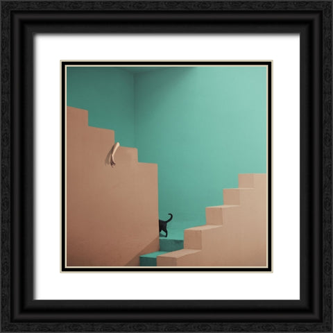 Seek And Ye Shall Find  - X Black Ornate Wood Framed Art Print with Double Matting by Hardibudi