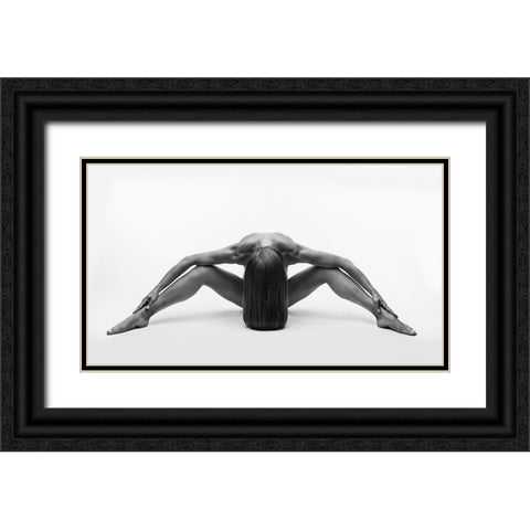 Deep Bend Down Black Ornate Wood Framed Art Print with Double Matting by Valevicius, Aurimas