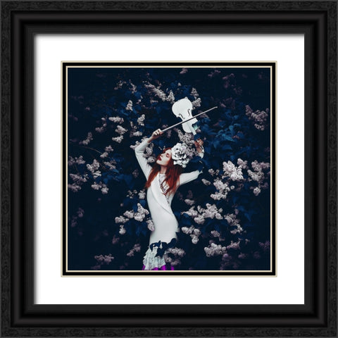 Musique De Beautac Black Ornate Wood Framed Art Print with Double Matting by Bolgov (Axe), Ruslan
