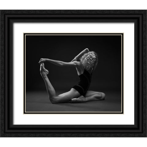 Art Of Movement Series Black Ornate Wood Framed Art Print with Double Matting by STANKO, ANDREY