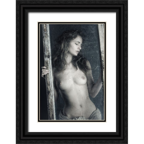 Morning Mood Black Ornate Wood Framed Art Print with Double Matting by Slotboom, Jan