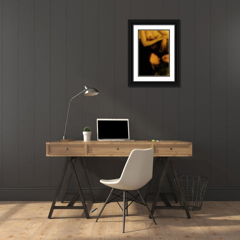 The Da Vinci Code Black Ornate Wood Framed Art Print with Double Matting by UfukCRY