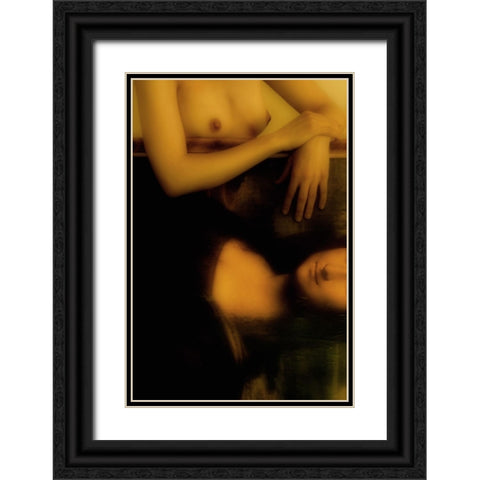 The Da Vinci Code Black Ornate Wood Framed Art Print with Double Matting by UfukCRY