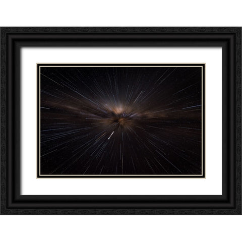 Straight To The Heart Black Ornate Wood Framed Art Print with Double Matting by Guevara Vivanco, Carlos