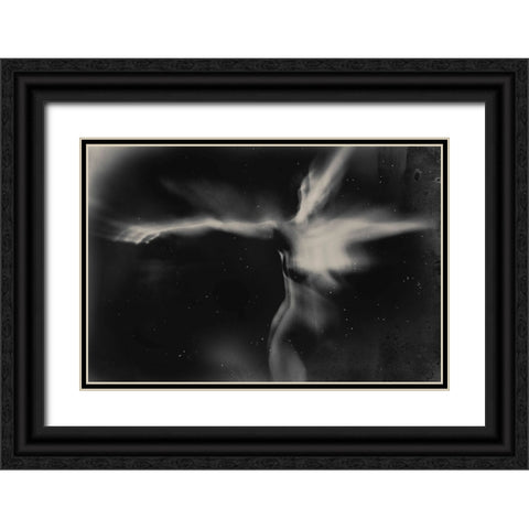 Untitled Black Ornate Wood Framed Art Print with Double Matting by Bousca, Bogdan